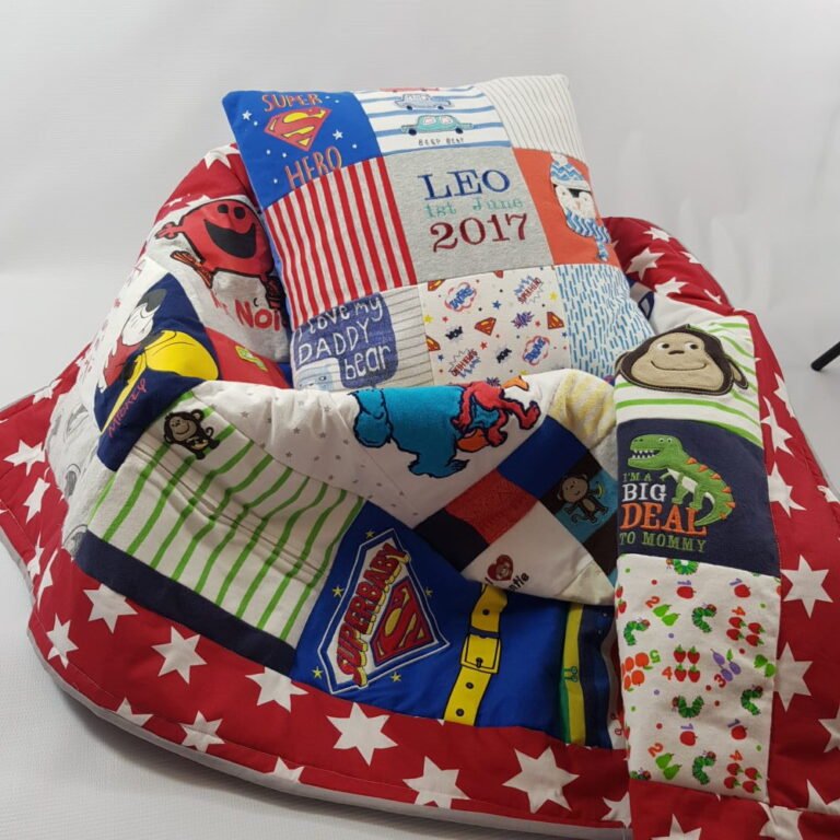 A memory blanket and a memory cushion