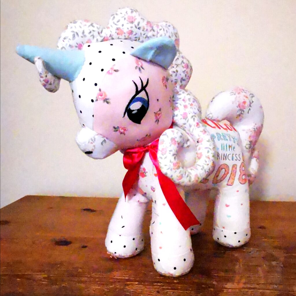 A unicorn keepsake animal