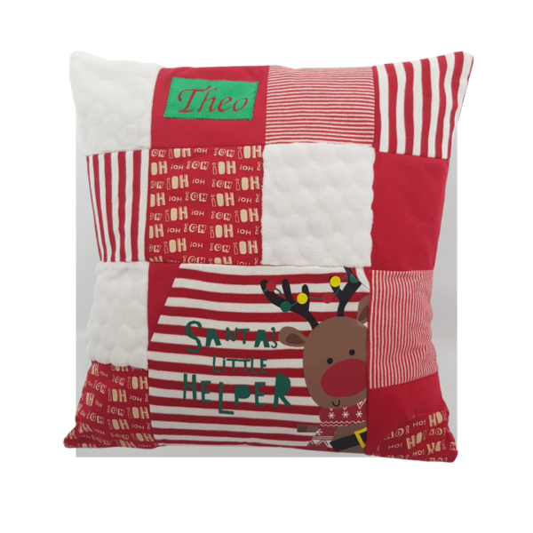 A Christmas memory cushion