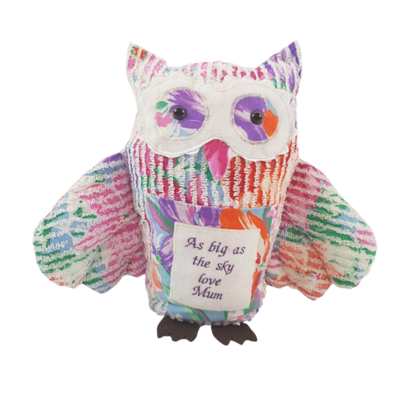 A custom Owl keepsake memory animal