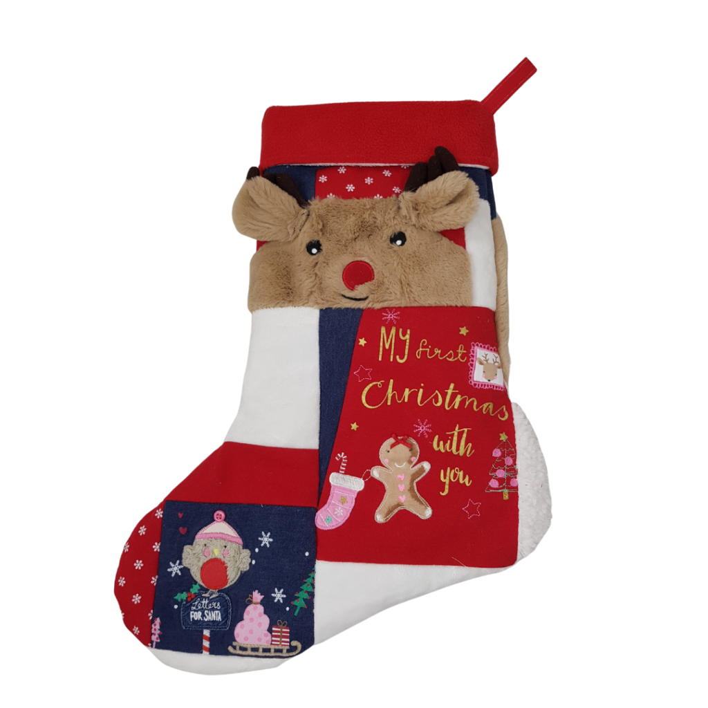 A custom Christmas stocking